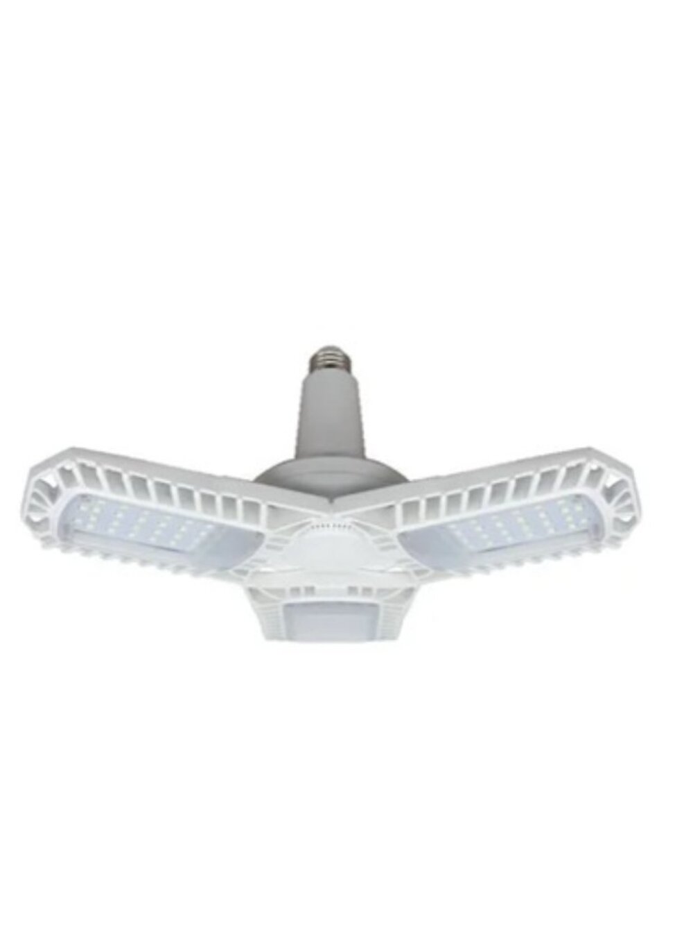 BrightLiving Tri-Panel LED Light with Motion Sensor and Battery Backup, White